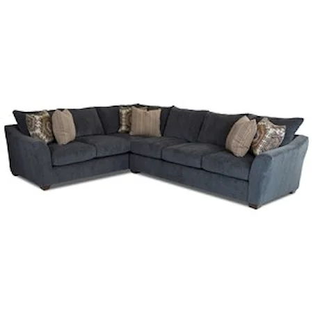 Two Piece Sectional Sofa with Left Corner Sofa